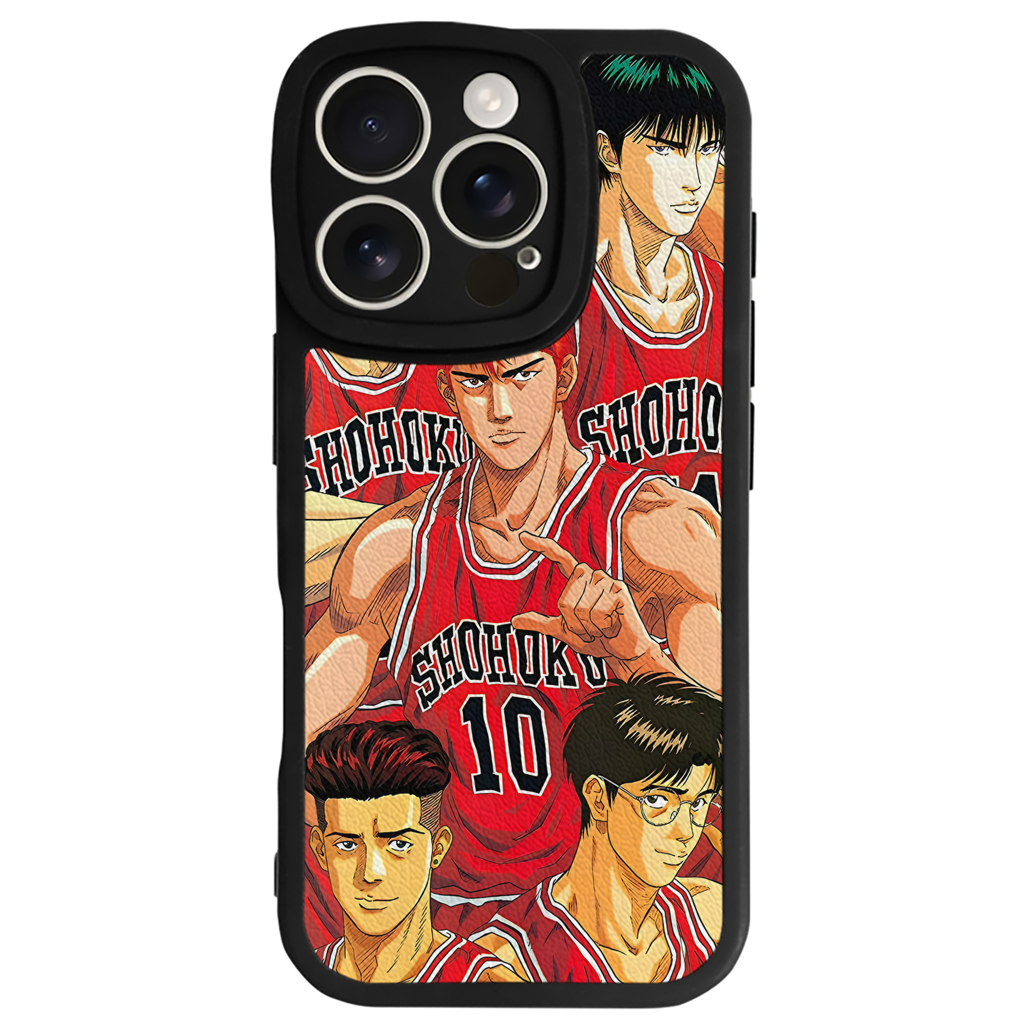 （画像用） SLAM DUNK／スラムダンク 【iPhone 16シリーズ対応】シリコンスマホケース（レザー調） 材質：シリコン